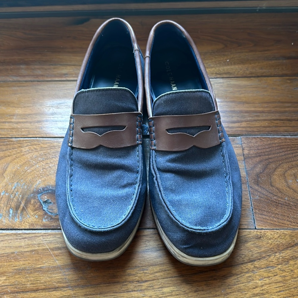 Cole Haan Nantucket Penny Loafer C28516 Shoes Blue Brown Men’s Size 12M